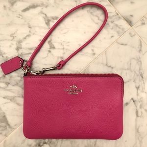 Pink Coach Wristlet